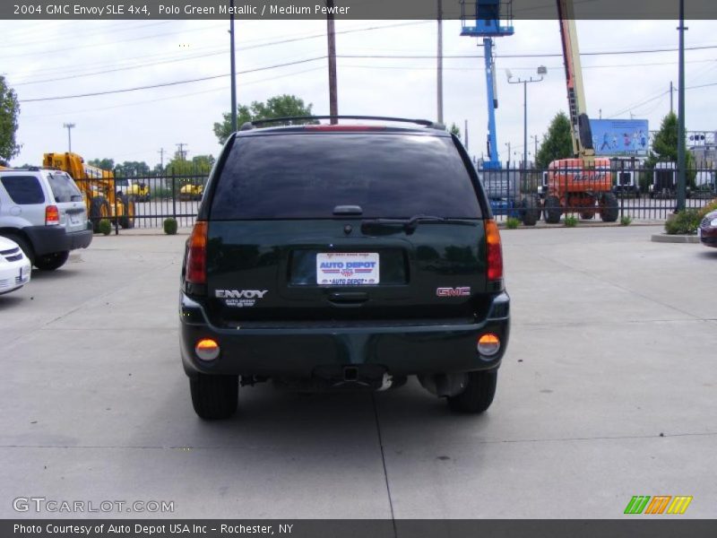 Polo Green Metallic / Medium Pewter 2004 GMC Envoy SLE 4x4