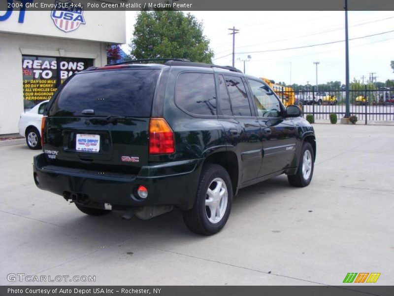 Polo Green Metallic / Medium Pewter 2004 GMC Envoy SLE 4x4