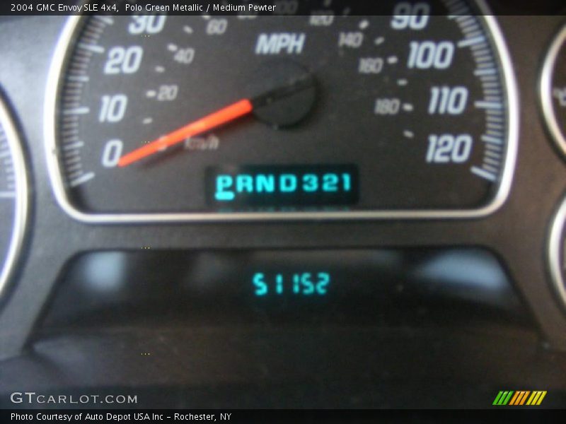 Polo Green Metallic / Medium Pewter 2004 GMC Envoy SLE 4x4