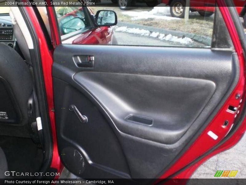 Salsa Red Metallic / Slate 2004 Pontiac Vibe AWD