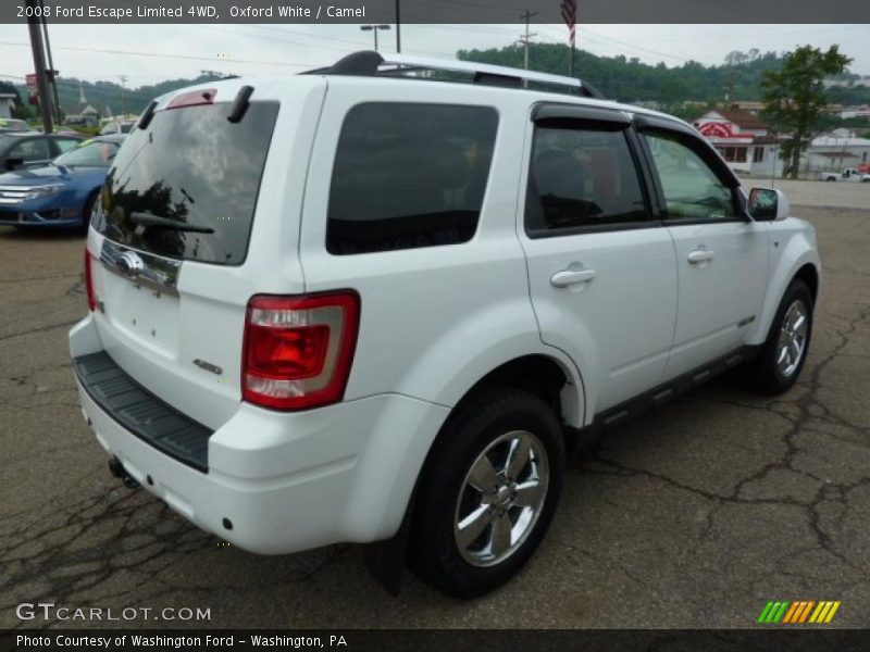 Oxford White / Camel 2008 Ford Escape Limited 4WD