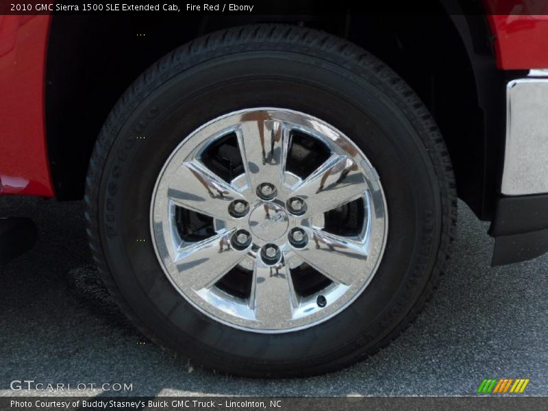 Fire Red / Ebony 2010 GMC Sierra 1500 SLE Extended Cab