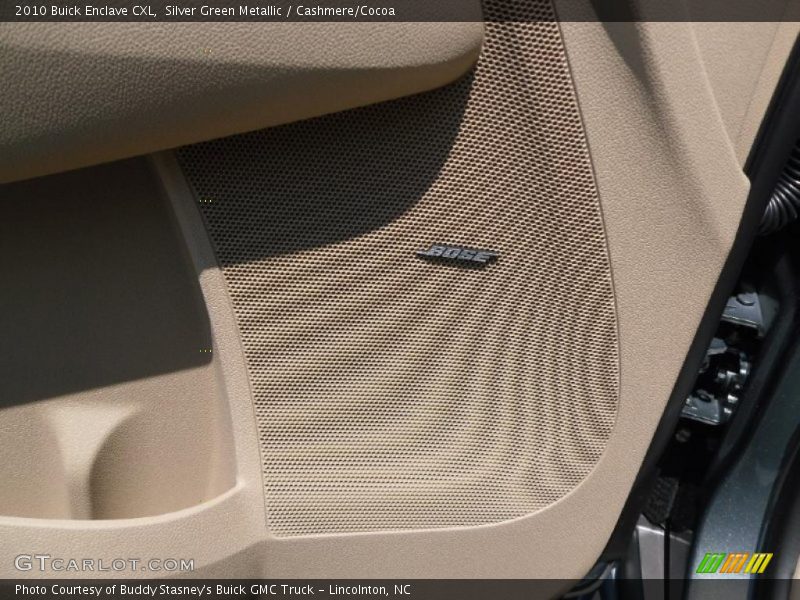 Silver Green Metallic / Cashmere/Cocoa 2010 Buick Enclave CXL