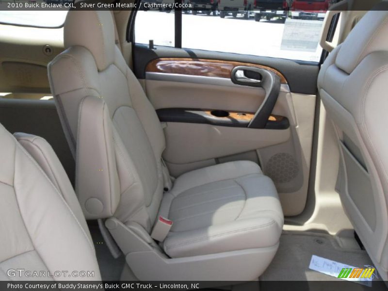 Silver Green Metallic / Cashmere/Cocoa 2010 Buick Enclave CXL