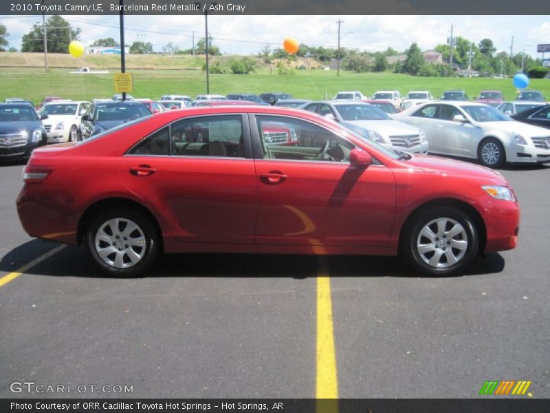 Barcelona Red Metallic / Ash Gray 2010 Toyota Camry LE