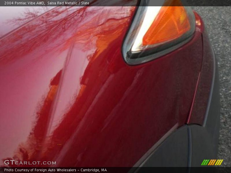 Salsa Red Metallic / Slate 2004 Pontiac Vibe AWD