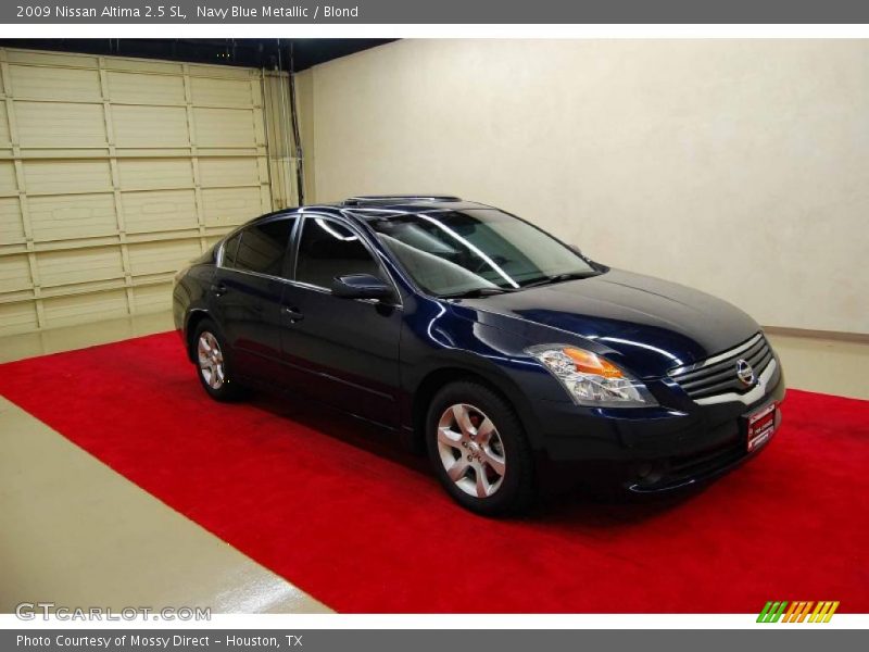 Navy Blue Metallic / Blond 2009 Nissan Altima 2.5 SL
