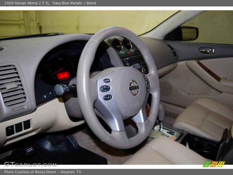 Navy Blue Metallic / Blond 2009 Nissan Altima 2.5 SL