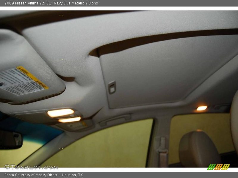 Navy Blue Metallic / Blond 2009 Nissan Altima 2.5 SL