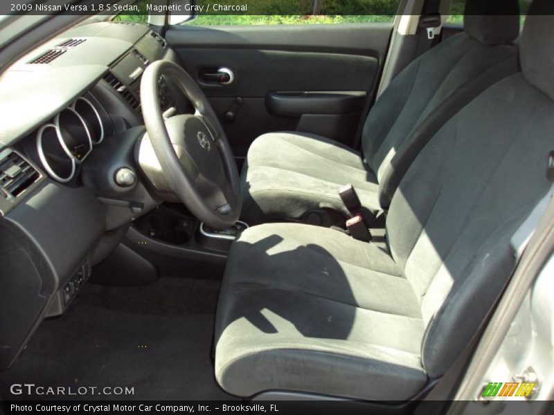 Magnetic Gray / Charcoal 2009 Nissan Versa 1.8 S Sedan