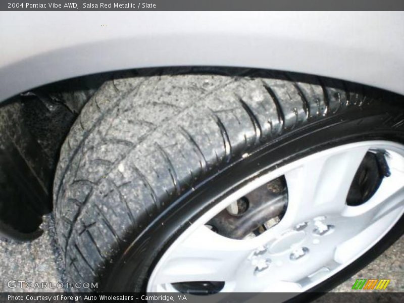 Salsa Red Metallic / Slate 2004 Pontiac Vibe AWD
