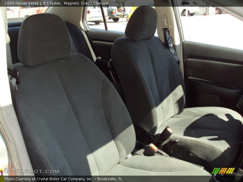 Magnetic Gray / Charcoal 2009 Nissan Versa 1.8 S Sedan