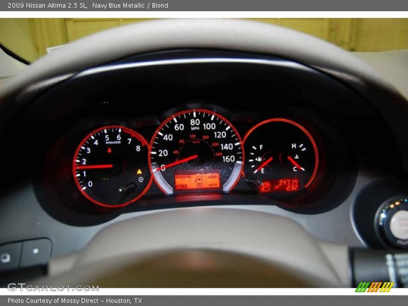 Navy Blue Metallic / Blond 2009 Nissan Altima 2.5 SL
