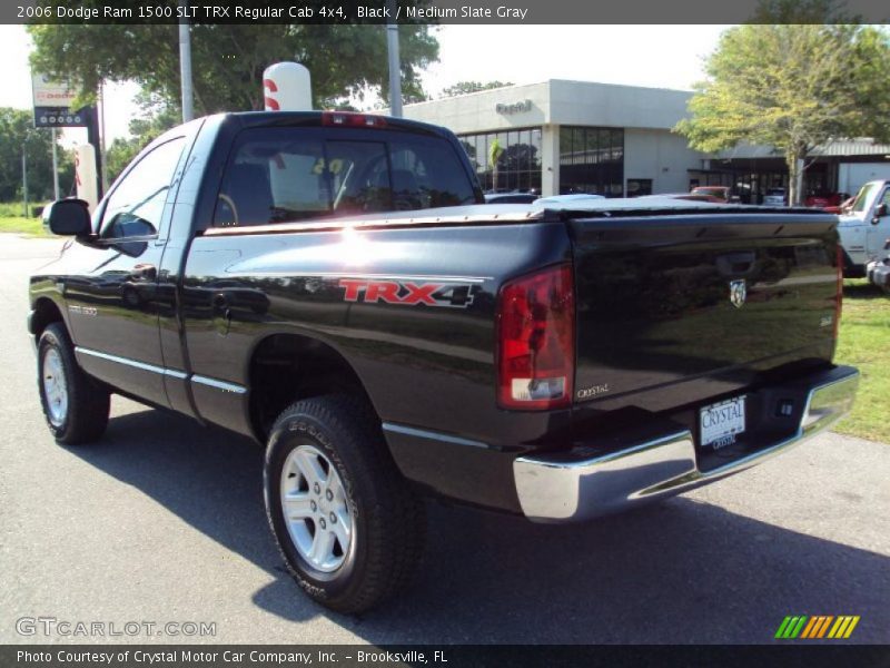Black / Medium Slate Gray 2006 Dodge Ram 1500 SLT TRX Regular Cab 4x4