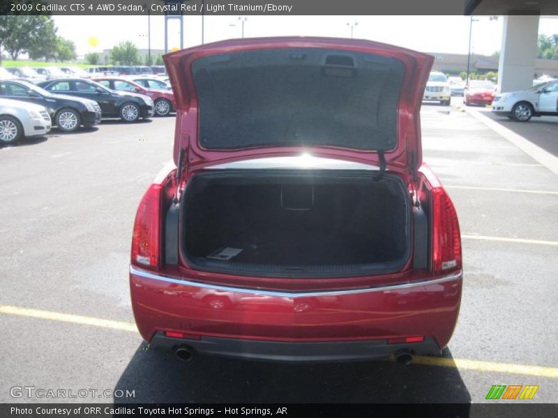 Crystal Red / Light Titanium/Ebony 2009 Cadillac CTS 4 AWD Sedan