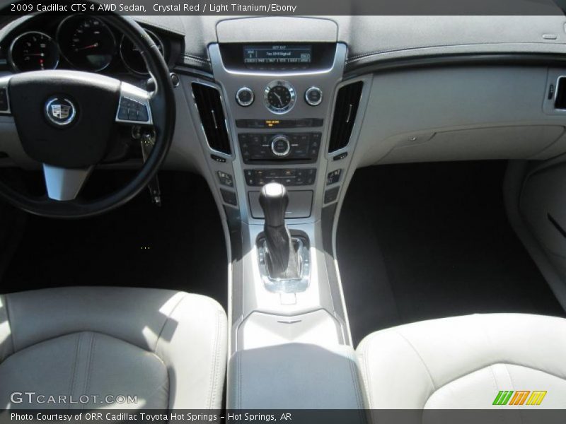 Crystal Red / Light Titanium/Ebony 2009 Cadillac CTS 4 AWD Sedan