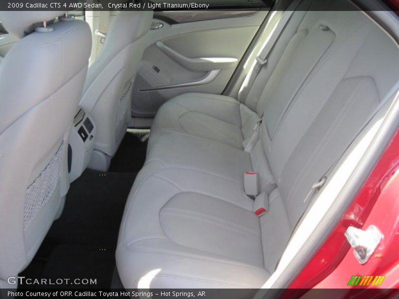 Crystal Red / Light Titanium/Ebony 2009 Cadillac CTS 4 AWD Sedan