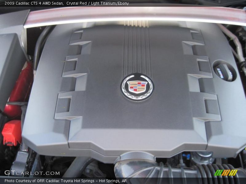 Crystal Red / Light Titanium/Ebony 2009 Cadillac CTS 4 AWD Sedan