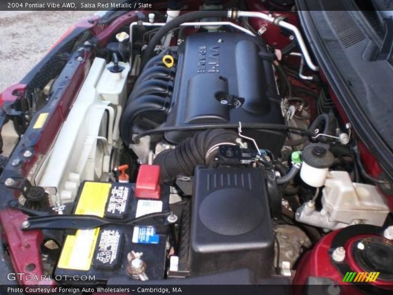 Salsa Red Metallic / Slate 2004 Pontiac Vibe AWD