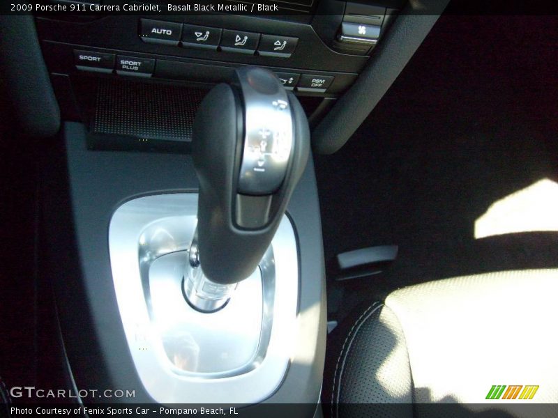 Basalt Black Metallic / Black 2009 Porsche 911 Carrera Cabriolet