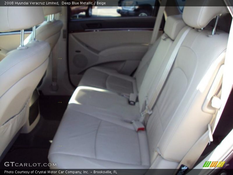 Deep Blue Metallic / Beige 2008 Hyundai Veracruz Limited