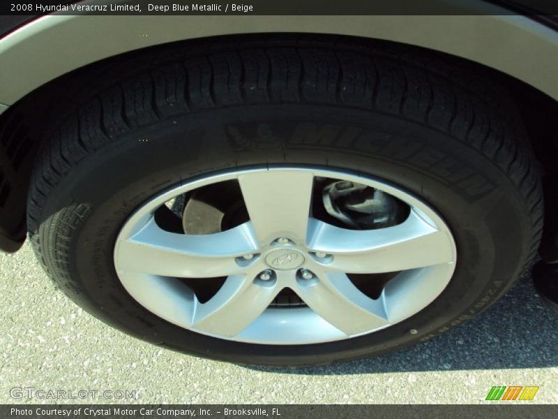 Deep Blue Metallic / Beige 2008 Hyundai Veracruz Limited