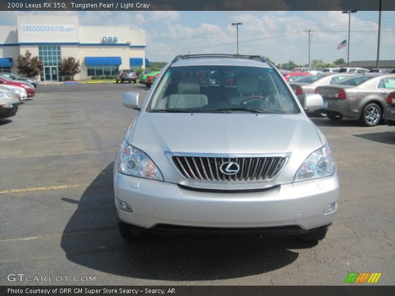 Tungsten Pearl / Light Gray 2009 Lexus RX 350