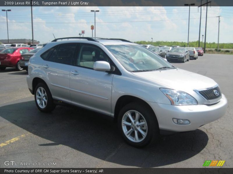 Tungsten Pearl / Light Gray 2009 Lexus RX 350