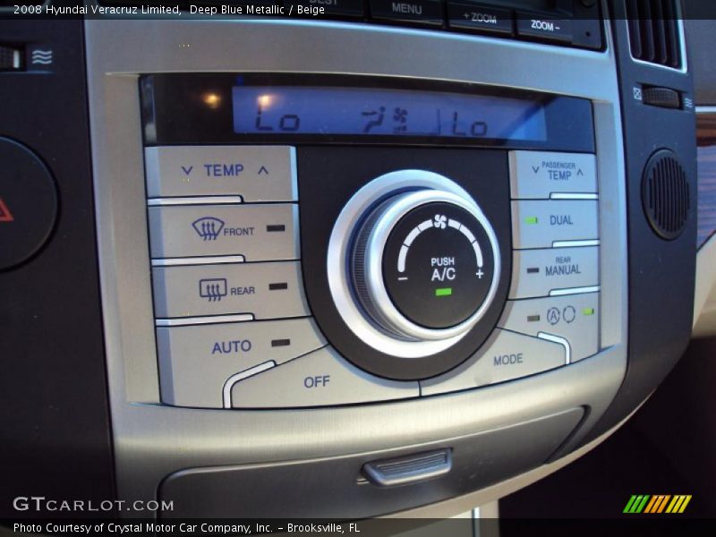 Deep Blue Metallic / Beige 2008 Hyundai Veracruz Limited