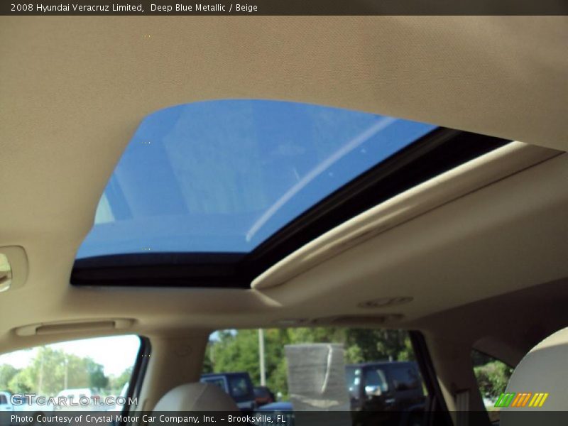 Deep Blue Metallic / Beige 2008 Hyundai Veracruz Limited