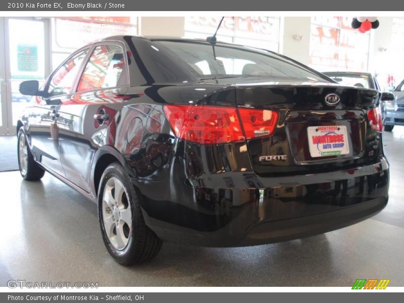 Ebony Black / Stone 2010 Kia Forte EX