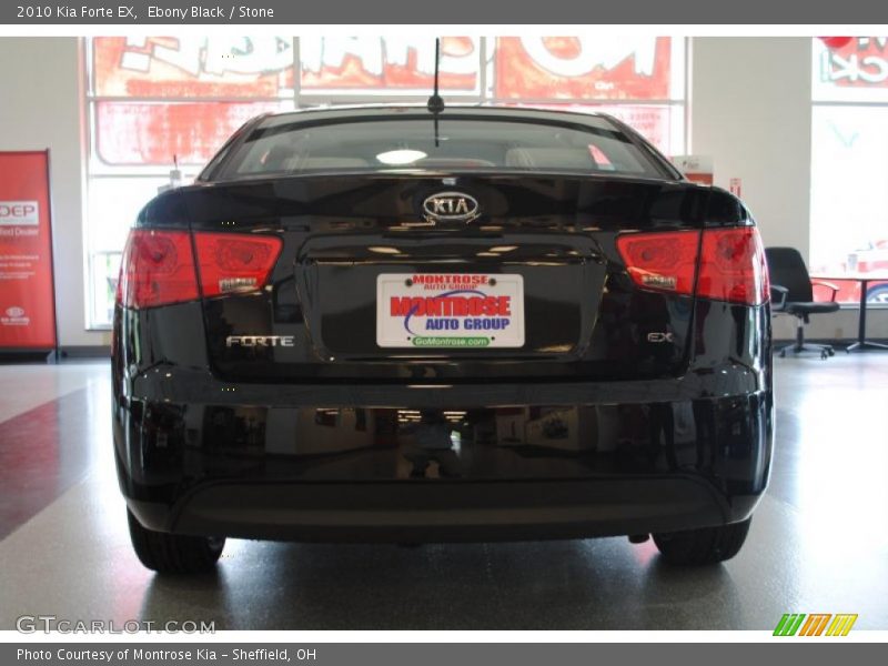 Ebony Black / Stone 2010 Kia Forte EX