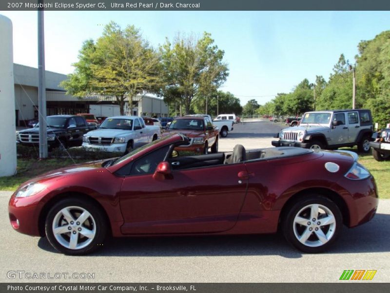 Ultra Red Pearl / Dark Charcoal 2007 Mitsubishi Eclipse Spyder GS