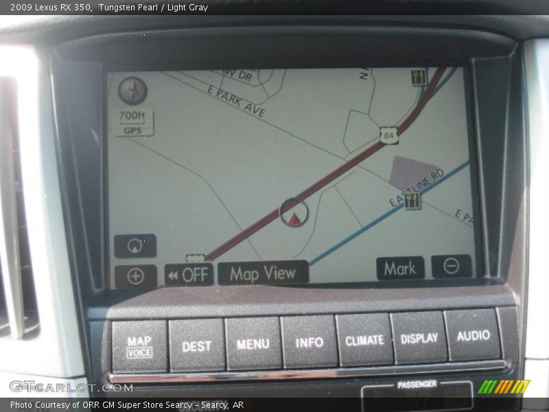 Tungsten Pearl / Light Gray 2009 Lexus RX 350