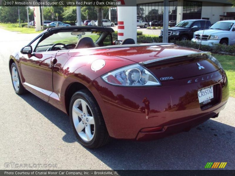 Ultra Red Pearl / Dark Charcoal 2007 Mitsubishi Eclipse Spyder GS