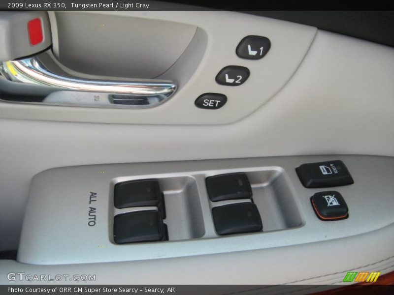 Tungsten Pearl / Light Gray 2009 Lexus RX 350