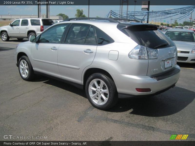 Tungsten Pearl / Light Gray 2009 Lexus RX 350