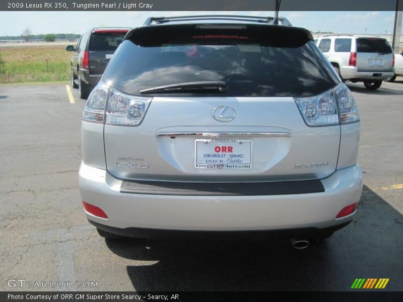 Tungsten Pearl / Light Gray 2009 Lexus RX 350