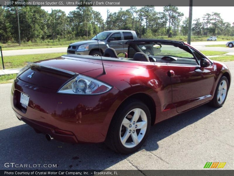 Ultra Red Pearl / Dark Charcoal 2007 Mitsubishi Eclipse Spyder GS