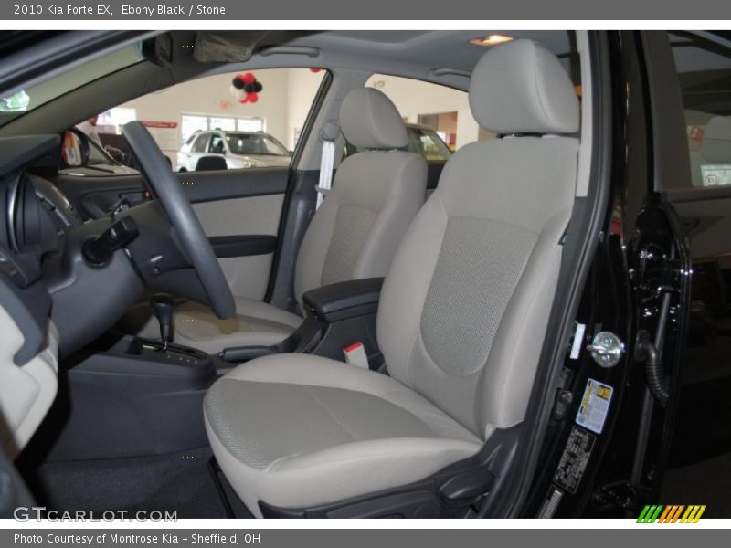 Ebony Black / Stone 2010 Kia Forte EX