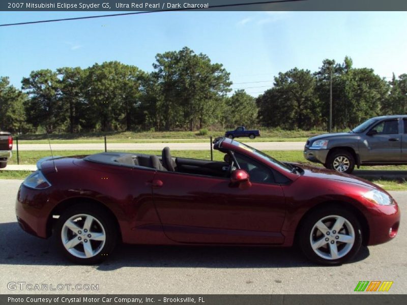 Ultra Red Pearl / Dark Charcoal 2007 Mitsubishi Eclipse Spyder GS