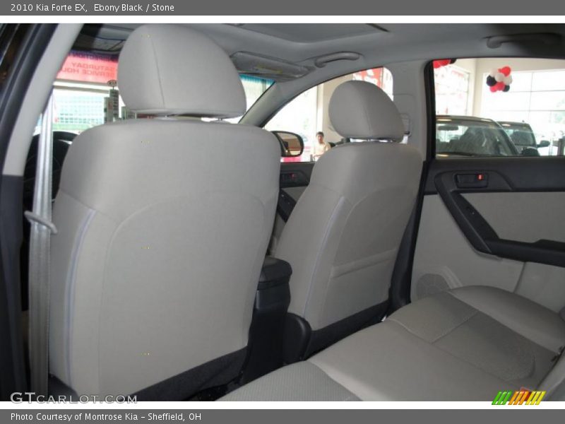 Ebony Black / Stone 2010 Kia Forte EX