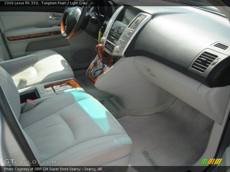 Tungsten Pearl / Light Gray 2009 Lexus RX 350