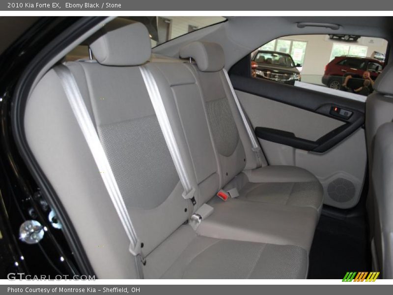 Ebony Black / Stone 2010 Kia Forte EX