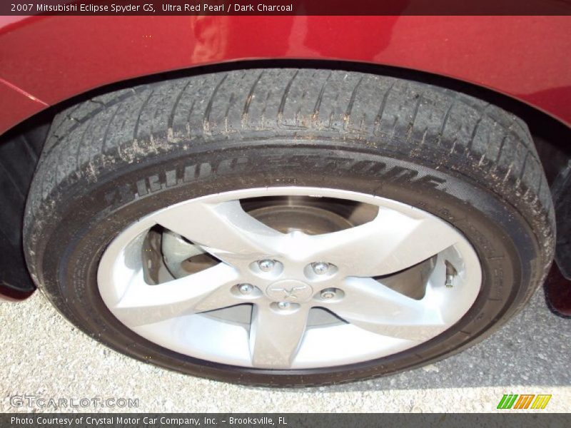 Ultra Red Pearl / Dark Charcoal 2007 Mitsubishi Eclipse Spyder GS