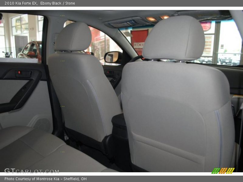 Ebony Black / Stone 2010 Kia Forte EX