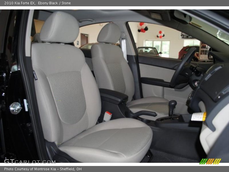 Ebony Black / Stone 2010 Kia Forte EX