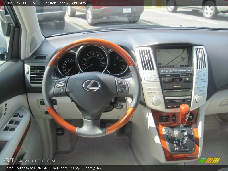 Tungsten Pearl / Light Gray 2009 Lexus RX 350