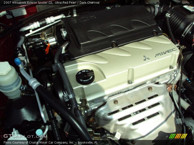 Ultra Red Pearl / Dark Charcoal 2007 Mitsubishi Eclipse Spyder GS