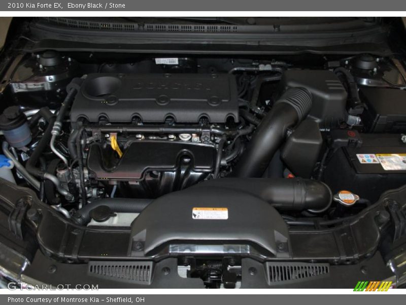 Ebony Black / Stone 2010 Kia Forte EX